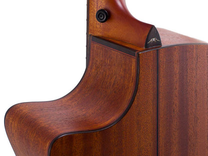 Bromo BAT2MCE auditorium guitar with solid mahogany top