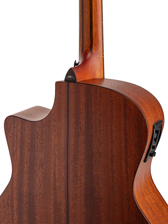 Bromo BAT2MCE auditorium guitar with solid mahogany top
