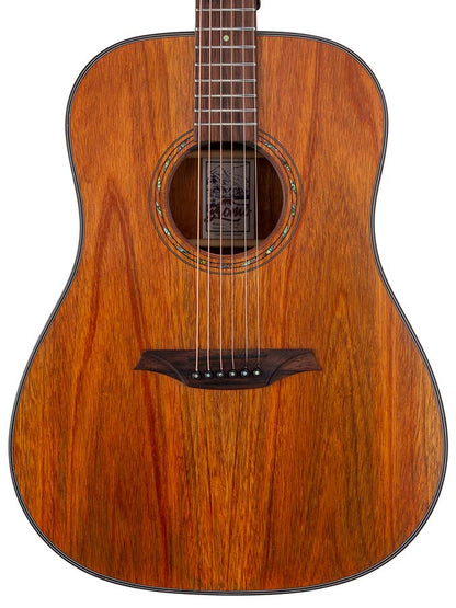 Bromo BAT1M Tahoma Series dreadnought guitar with solid mahogany top