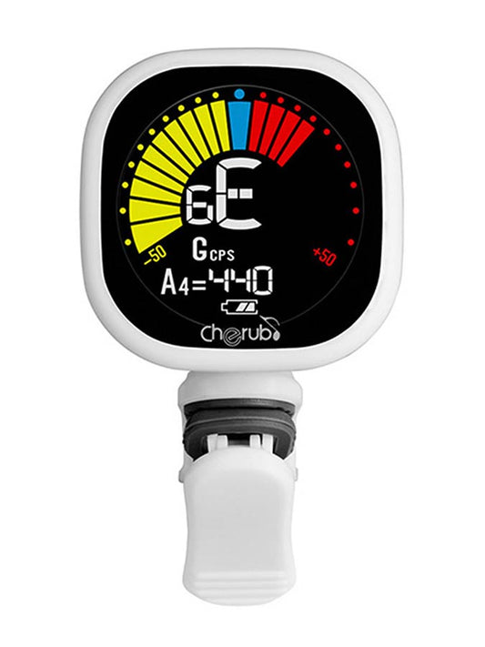 Cherub WST-675/WH Cherub Rechargeable chromatic tuner