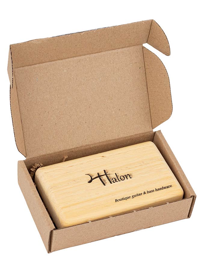 Halon JB-1331-12-A Halon offset guitar bridge, imperial posts