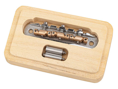 Halon JB-1731-12-M offset guitar bridge, metric posts