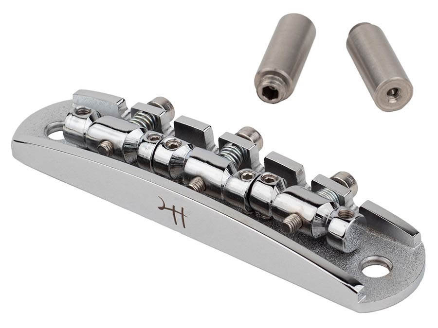 Halon JB-1133-22-M offset guitar bridge, metric posts