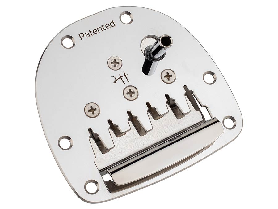 Halon JPV-2211-11C offset guitar patented vibrato, full stainless steel