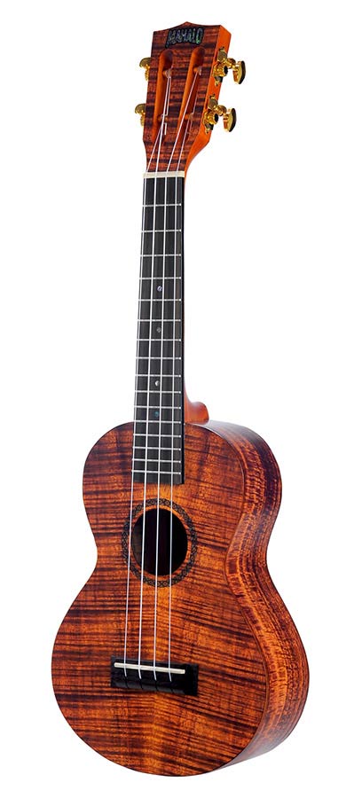 Mahalo MA2KA Mahalo Artist Elite Series concert ukelele flame koa