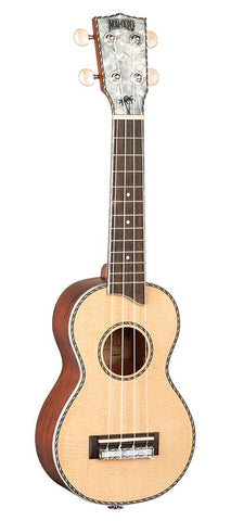 Mahalo MP1 Pearl Series solid top soprano ukulele