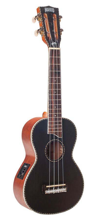 Mahalo MP2EBK Pearl Series solid top concert ukulele