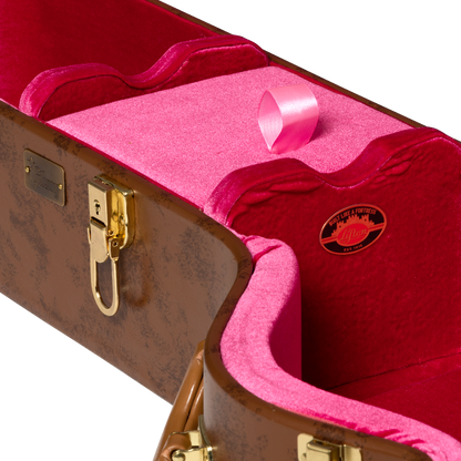 Gibson Lifton Historic Brown/Pink Hardshell Case, SJ-200