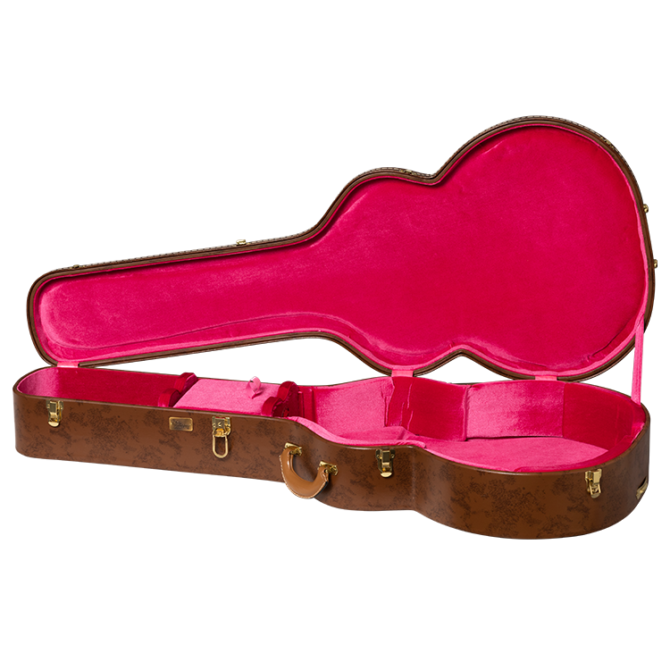 Gibson Lifton Historic Brown/Pink Hardshell Case, SJ-200
