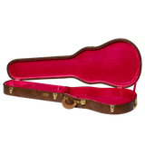 Gibson Lifton Historic "5-Latch" Brown/Pink Hardshell Case, Les Paul