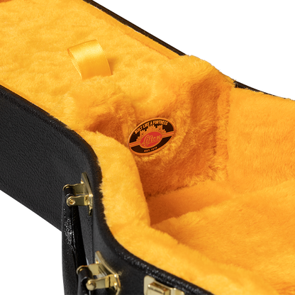 Gibson Lifton Historic Black/Goldenrod Hardshell Case, Les Paul