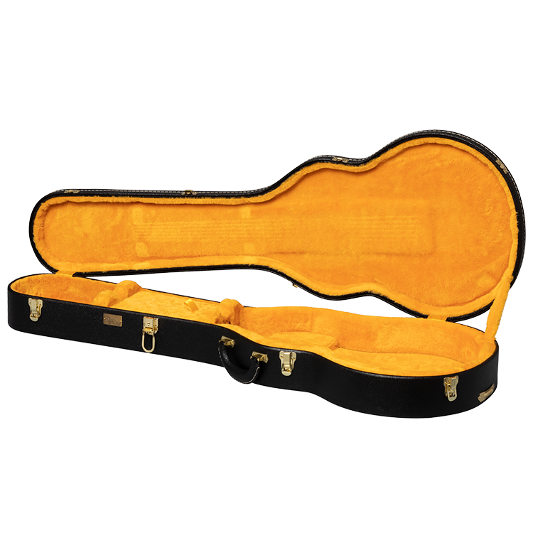 Gibson Lifton Historic Black/Goldenrod Hardshell Case, Les Paul