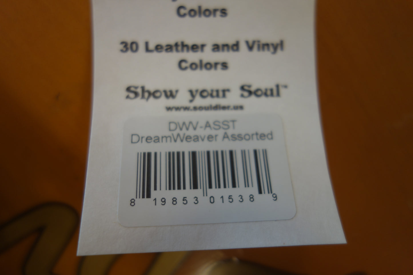 Souldier Dream Weaver - Blue, Orange, & White - TAN ENDS