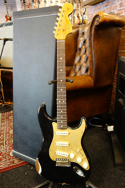 Fender Limited Edition Roasted "Big Head" Stratocaster Relic Aged Black