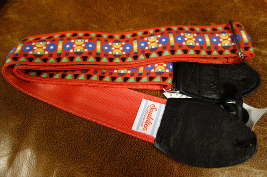 Souldier Guitar Strap LTD Red Deco GS1427RD02BK