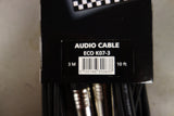 Yellow Cable K07M-3 Mini jack - 2x Jack 6,3mm