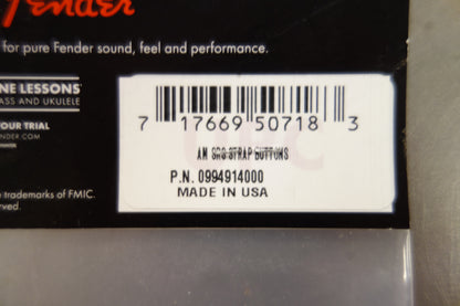 Fender American Series Locking Strap Buttons (2) (Chrome)