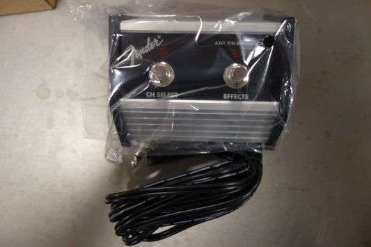 Fender 2-Button Footswitch: Channel Select / Effects On/Off with 1/4" Jack