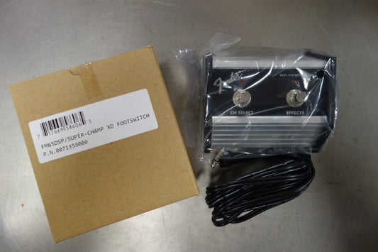 Fender 2-Button Footswitch: Channel Select / Effects On/Off with 1/4" Jack