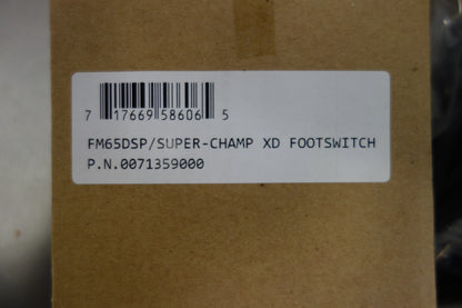 Fender 2-Button Footswitch: Channel Select / Effects On/Off with 1/4" Jack