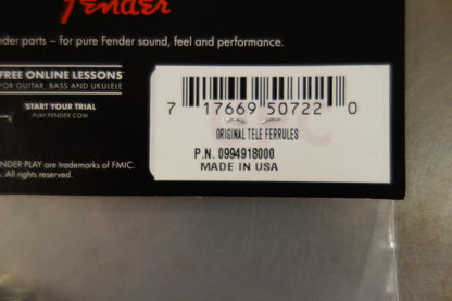 Fender American Vintage Telecaster Strings-Thru-Body String Ferrules (6)