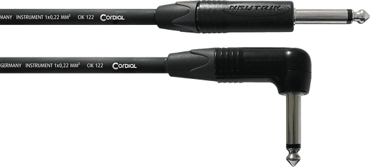 Cordial CPI 3 PR 3 meter Instrument Cable Straight/Angled
