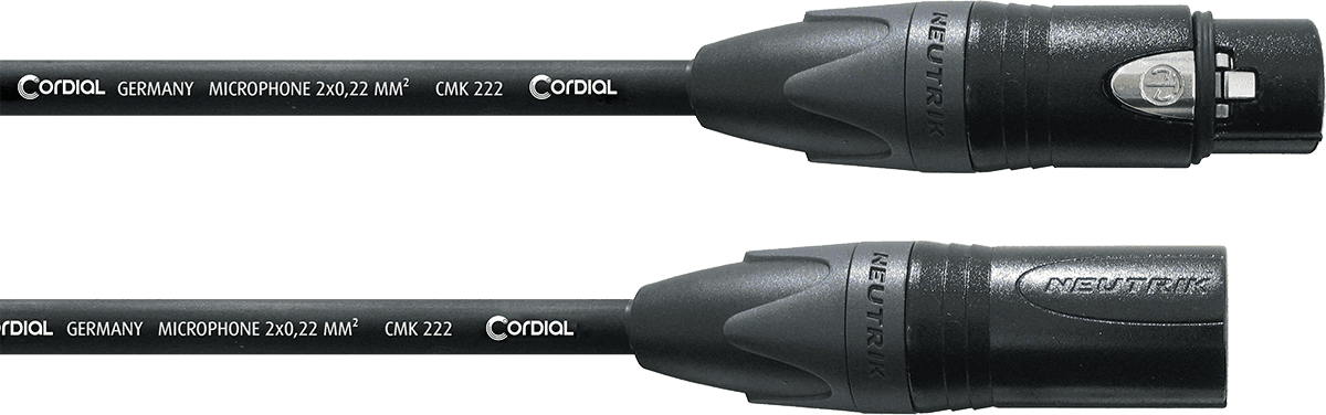 Cordial CPM6FM 6 meter Microfoom Cable XLR XLR