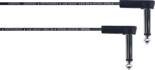 Cordial EI0.6RR 6.35 mm angled connectors - patch special - 60cm