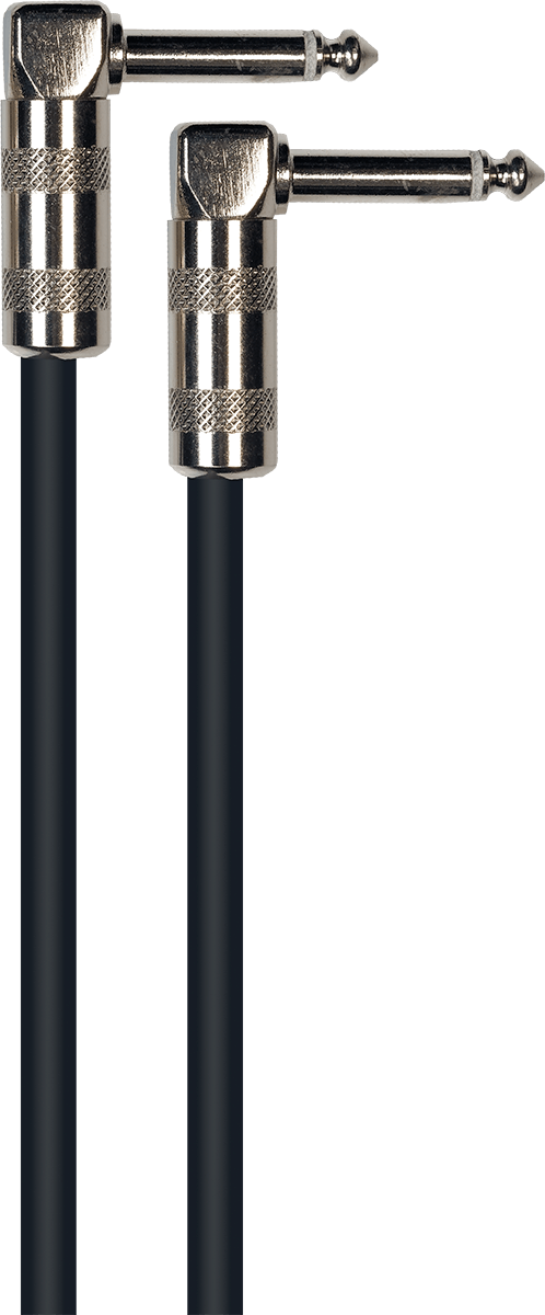 Yelloy Cable - ECO P020C Jack/Jack - 1/4 angled jack patch cable 0,20m set of 2