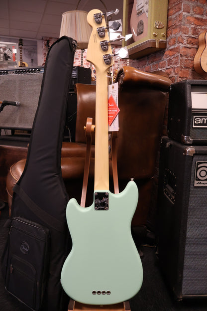 Fender American Performer Mustang Bass Satin Surf Green