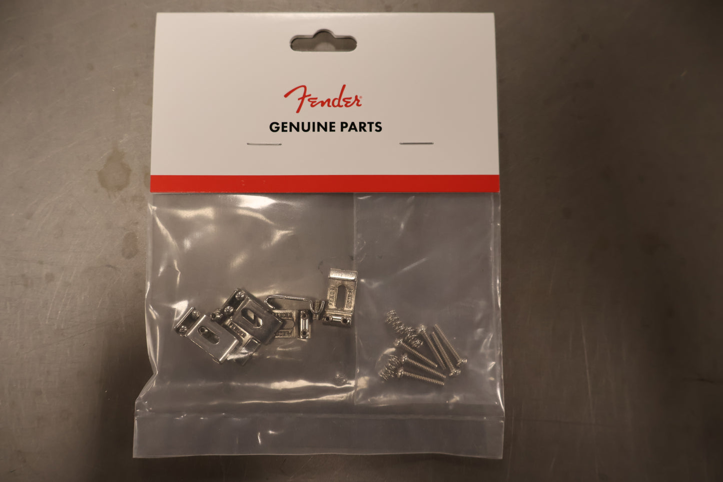 Fender American Standard Stratocaster Bridge Saddles ('08-Present), Nickel, Set of 6