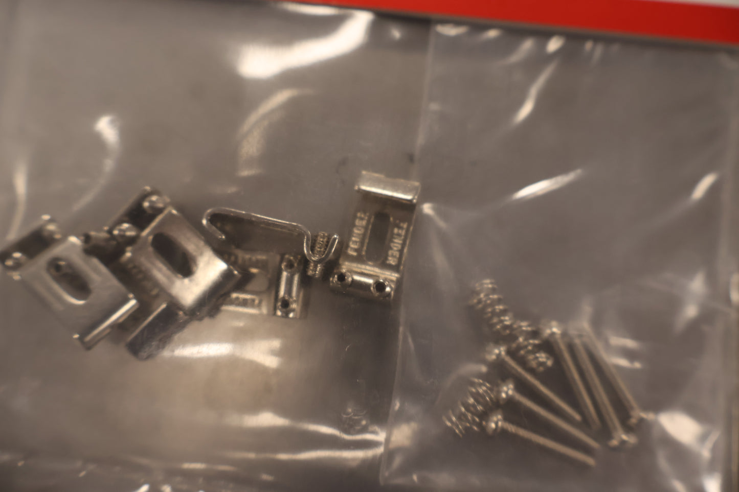 Fender American Standard Stratocaster Bridge Saddles ('08-Present), Nickel, Set of 6