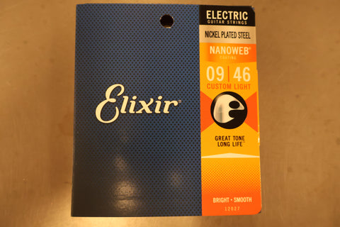 Elixir 12027 Stringset 09-46 Nanoweb for Electric Gitaar