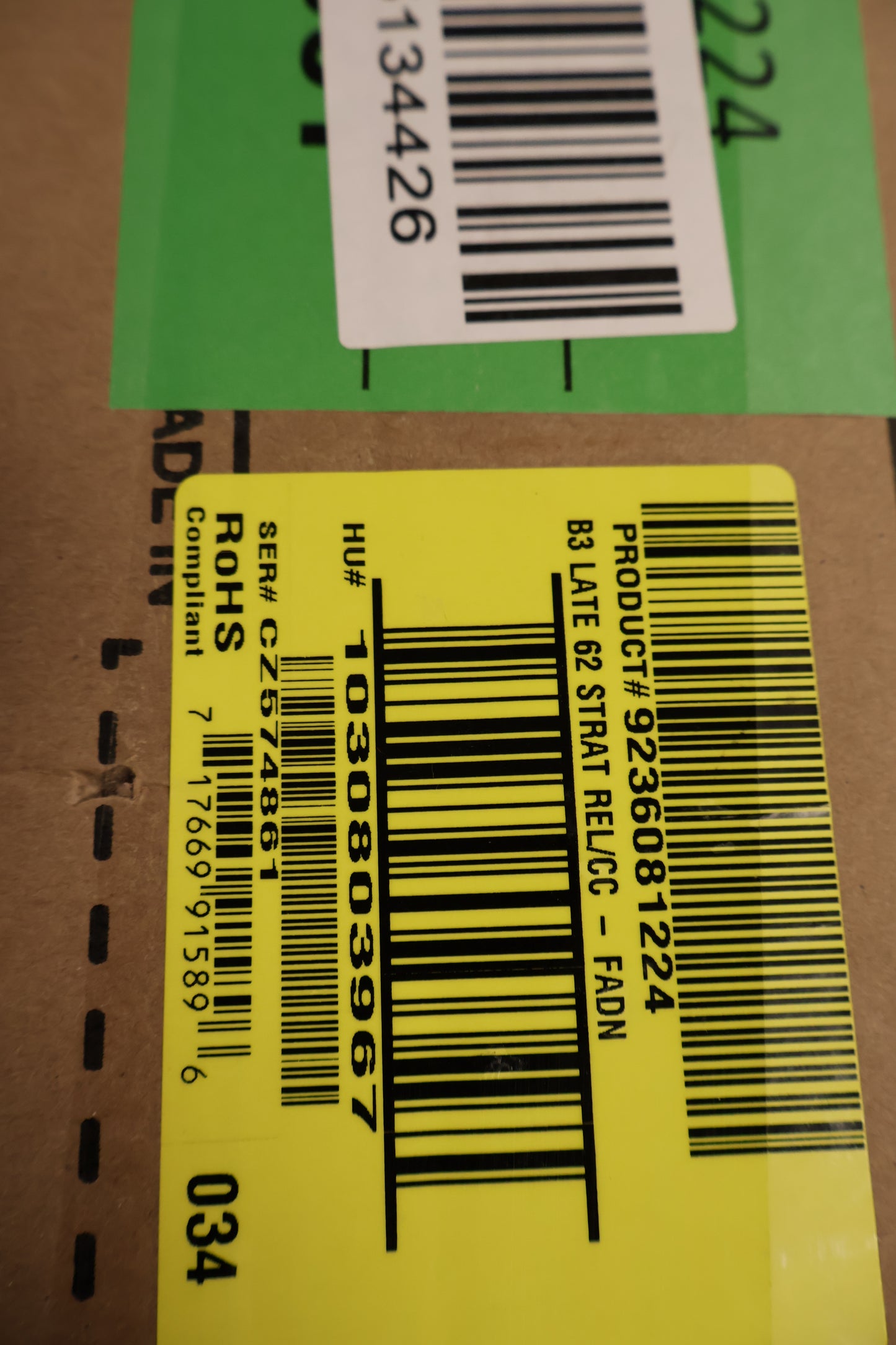 Fender '62 Stratocaster Relic-CC Faded Aged Daphne Blue