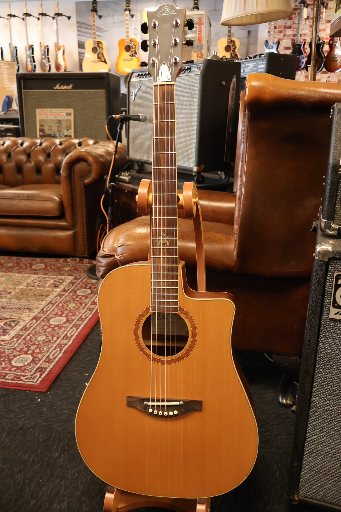 Eko Mia Dreadnought with Fishman Electronics (Used)