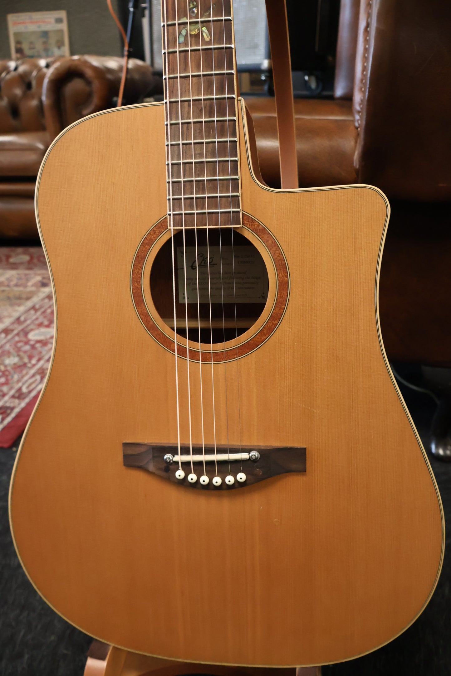 Eko Mia Dreadnought with Fishman Electronics (Used)