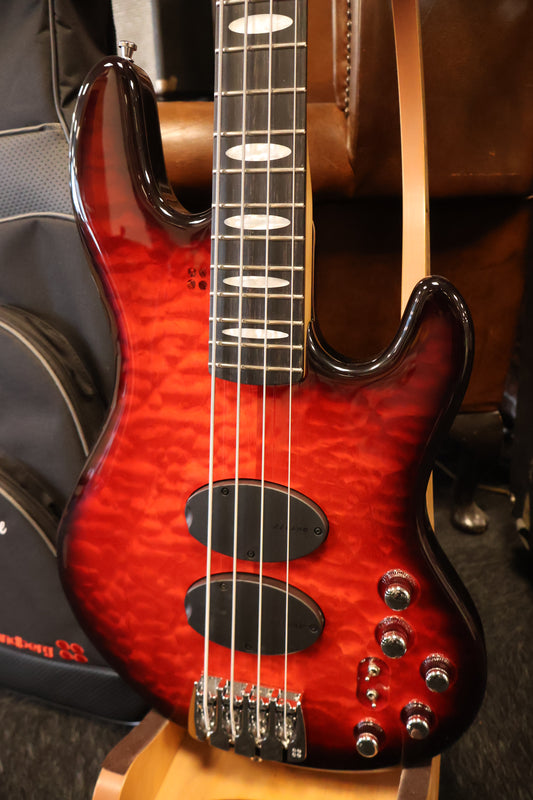 Sandberg California T Supreme 35th Anniversary Redburst Quilted Maple Top