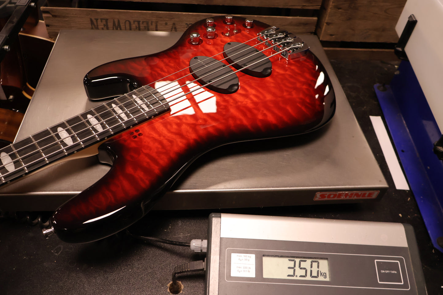Sandberg California T Supreme 35th Anniversary Redburst Quilted Maple Top