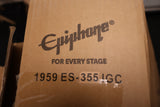 Epiphone 1959 ES-355 Classic White (Incl. Hard Case)