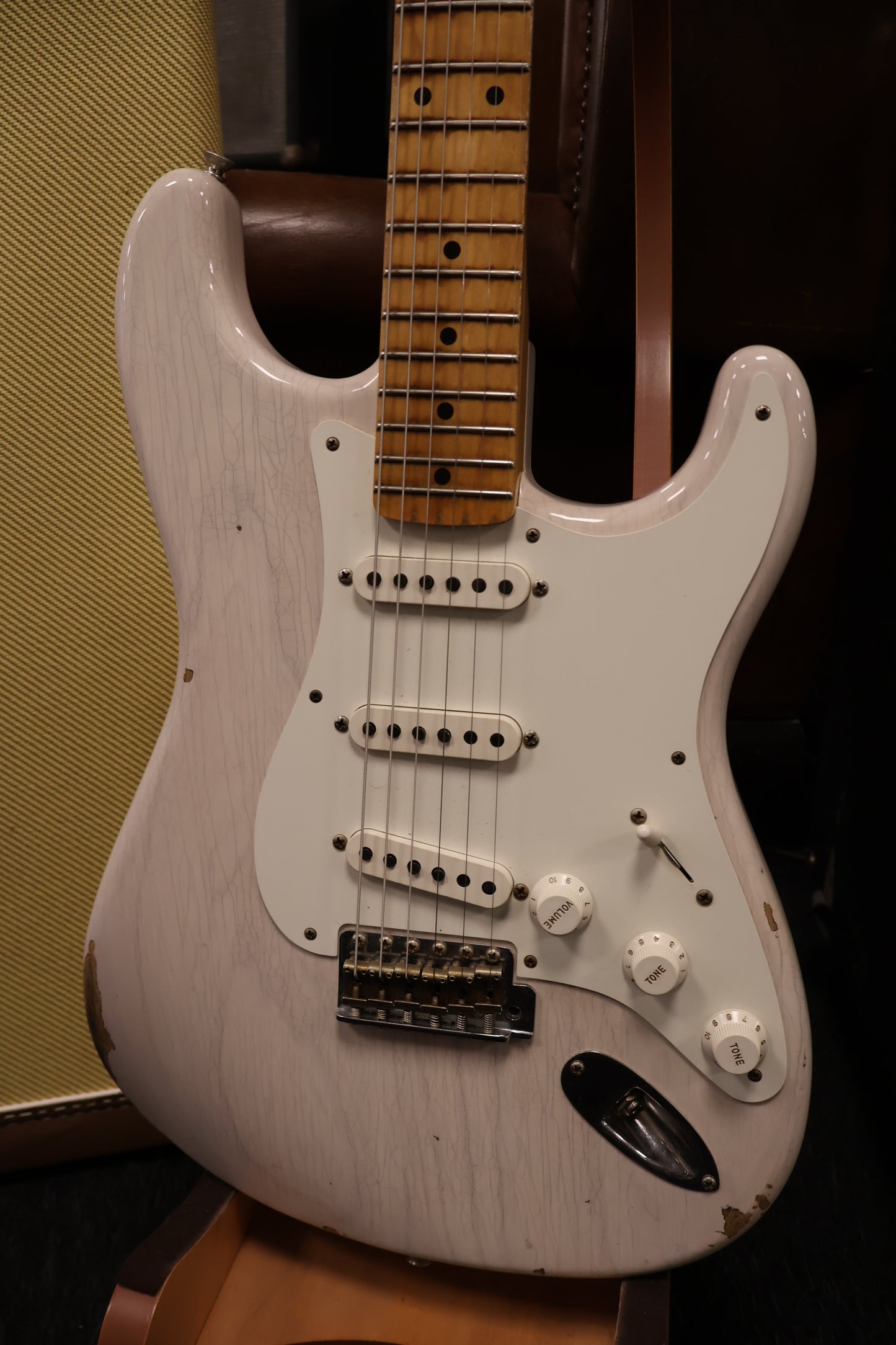 Fender '55 Relic Stratocaster White Blond 2024
