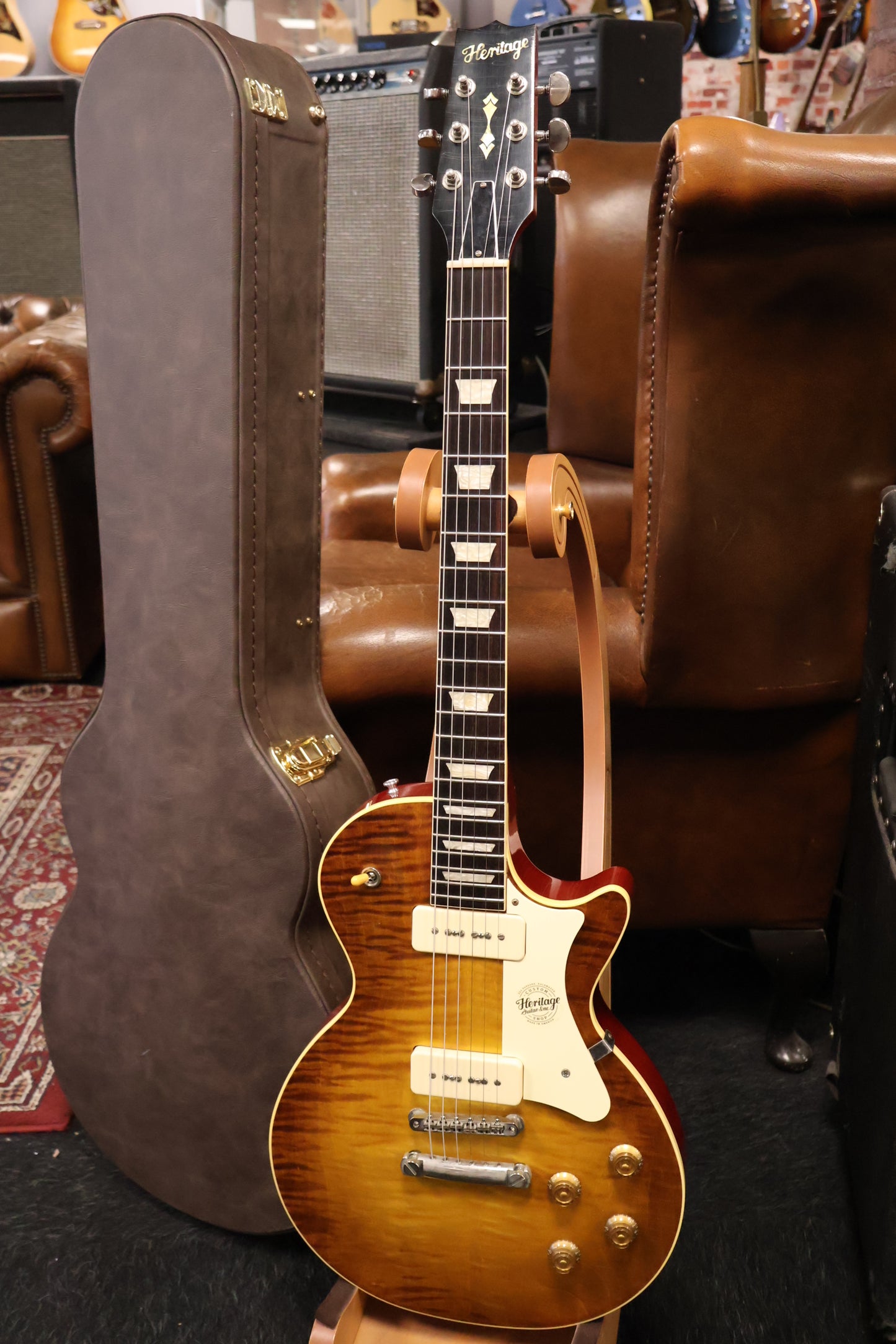 Heritage H-150 Custom Cure Dirty Lemon Burst Aged (USED)