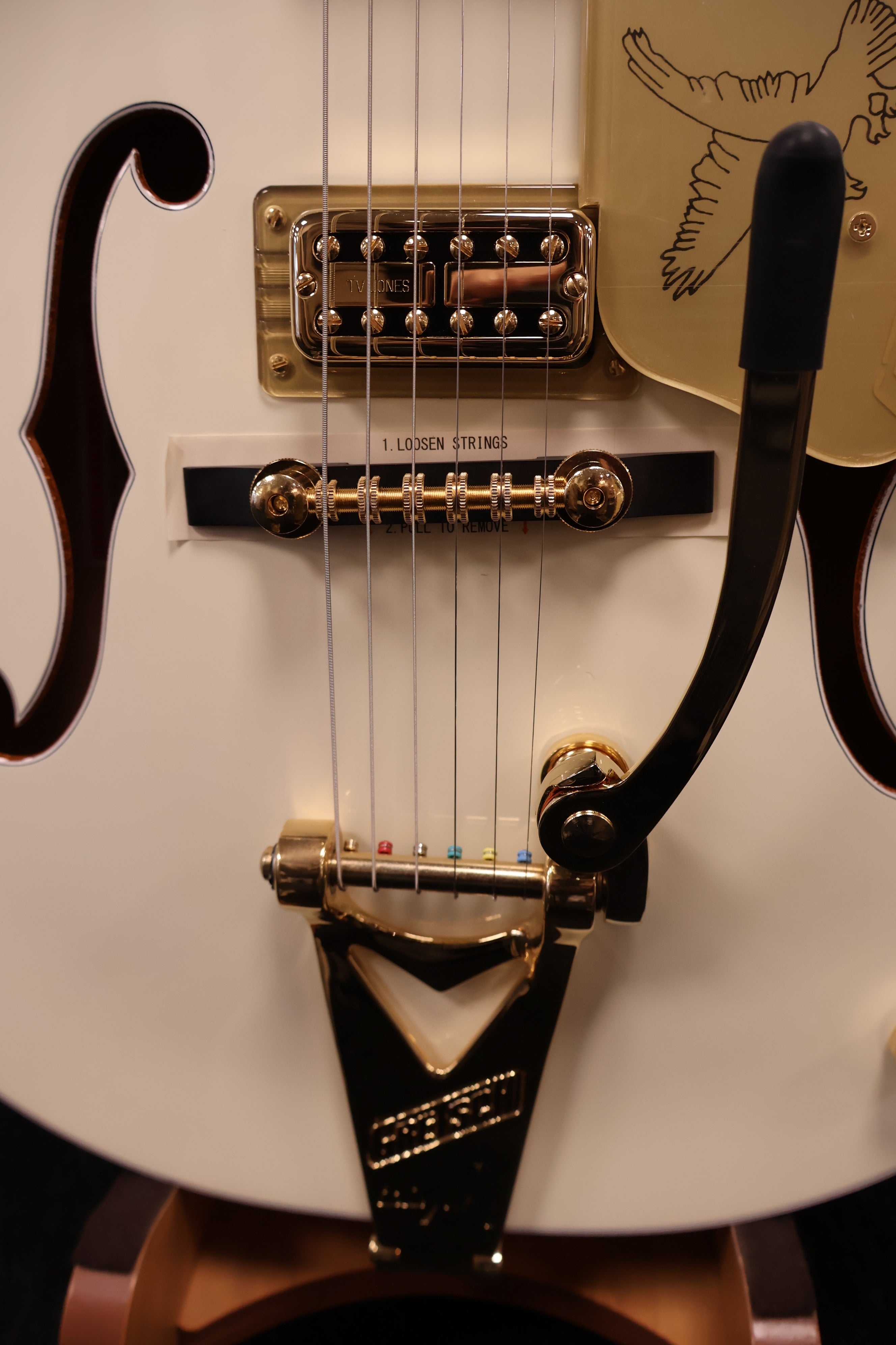 Gretsch G6136T-59 Vintage Select Edition '59 White Falcon – Dirk Witte