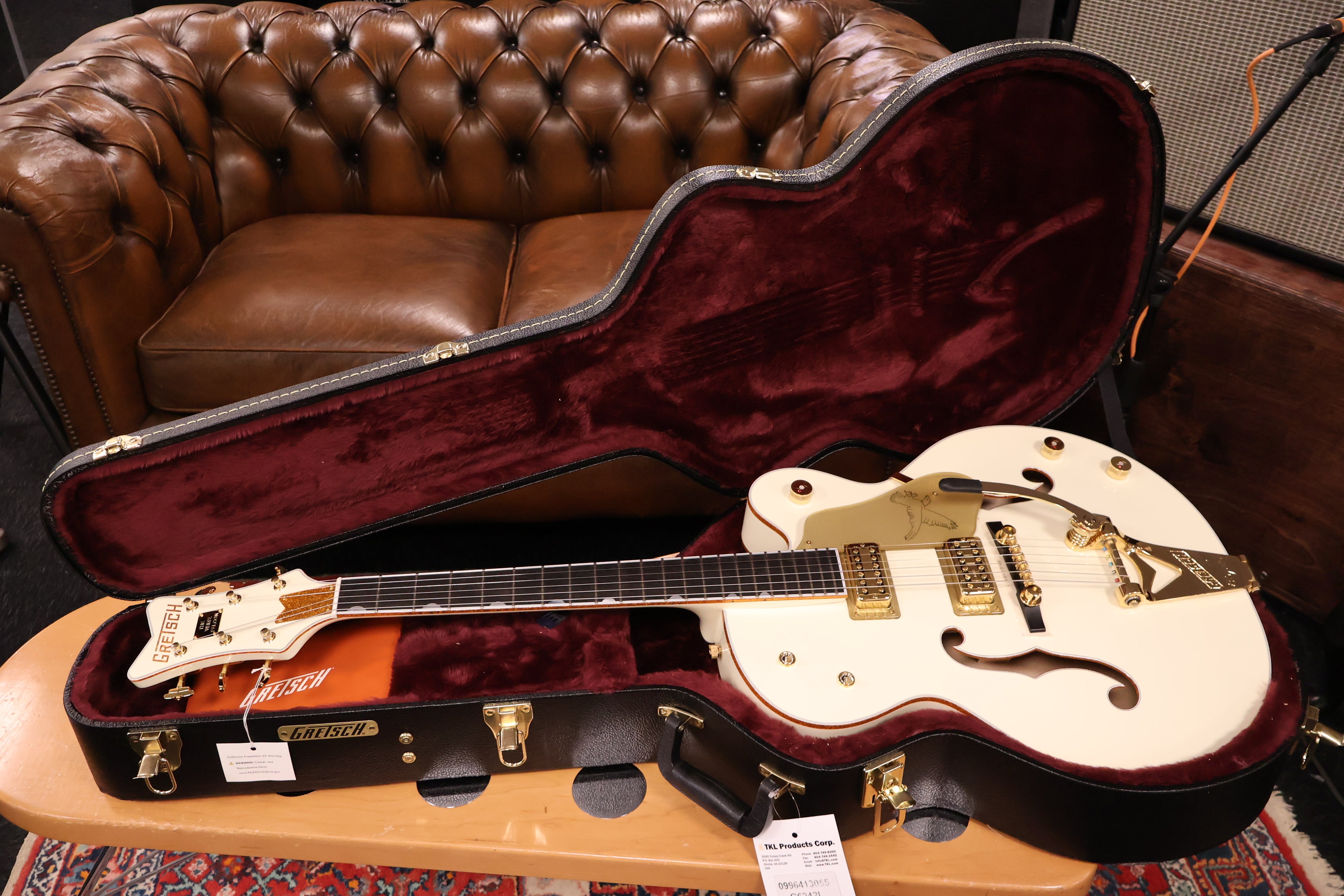 Gretsch G6136T-59 Vintage Select Edition '59 White Falcon – Dirk Witte