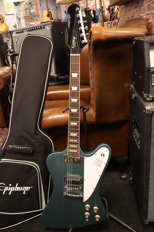 Epiphone Firebird Pelham Blue with Gigbag