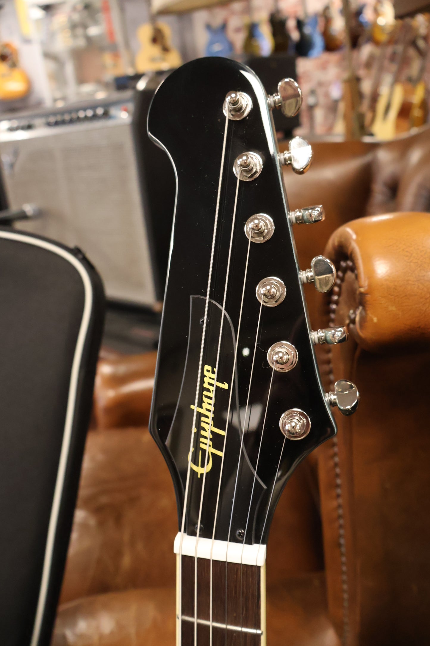 Epiphone Firebird Pelham Blue with Gigbag