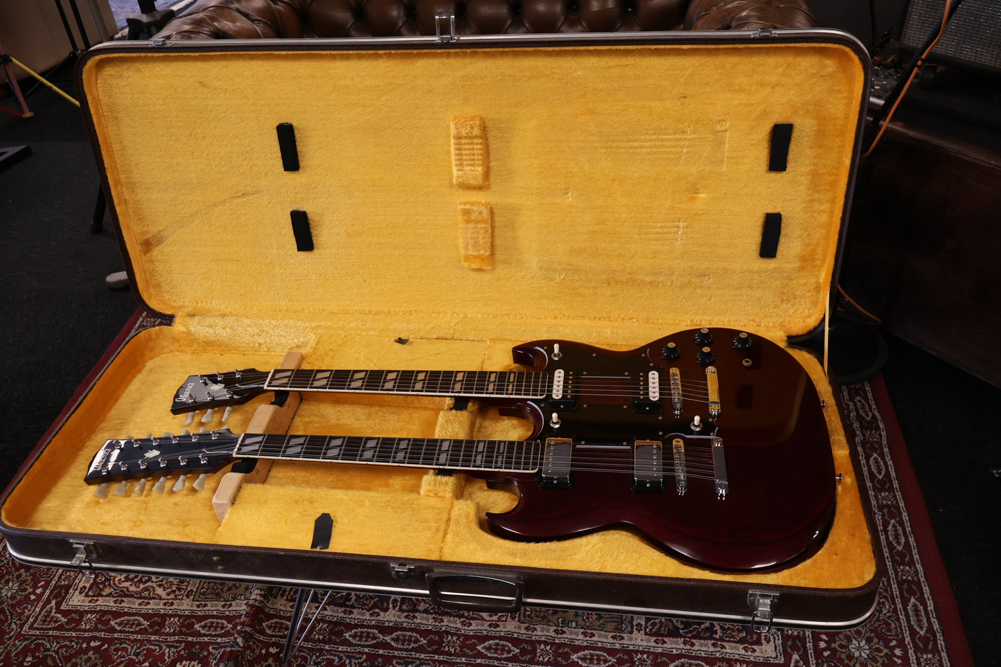 Ibanez 2402 Double Double Neck 6/12 Electric Guitar 1975