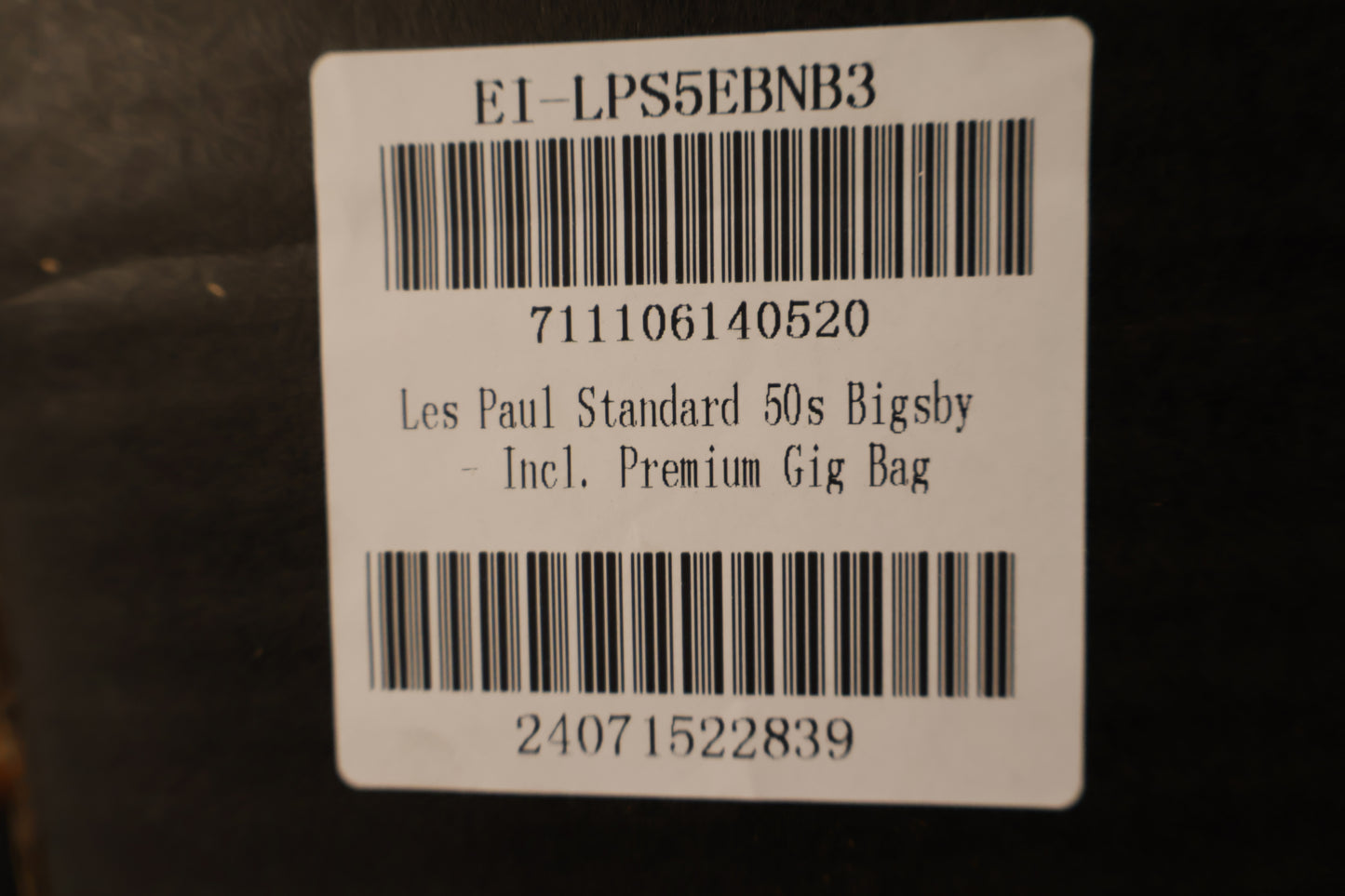 Epiphone Les Paul Standard 50s Bigsby (Incl. Premium Gig Bag)