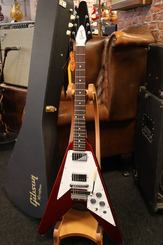 Gibson 1967 Mahogany Flying V Reissue w/ Maestro Vibrola Gloss
