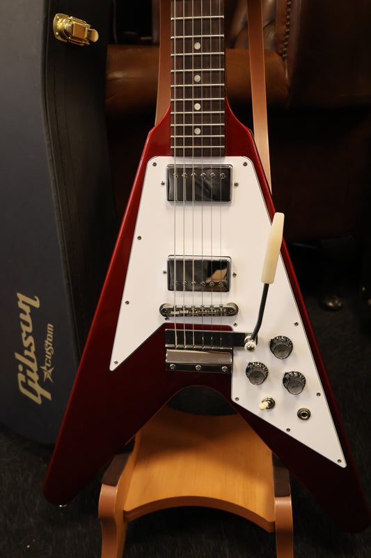 Gibson 1967 Mahogany Flying V Reissue w/ Maestro Vibrola Gloss