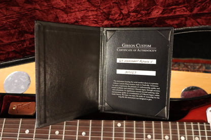 Gibson 1967 Mahogany Flying V Reissue w/ Maestro Vibrola Gloss